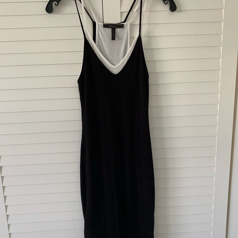 2 Bcbg ribbed body con dresses